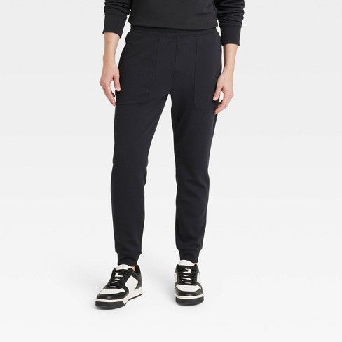 Men's Heavy Waffle Joggers - All In Motion™ Black L : Target
