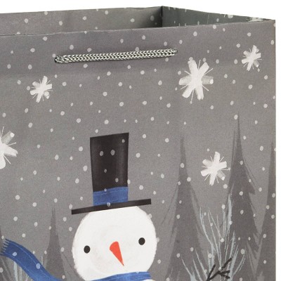Assorted Blue and Silver Holiday Gift Bags Set
