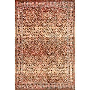 Nuloom Bagmati Pet Friendly Machine Washable Area Rug, 5' x 8', Orange - 1 of 4