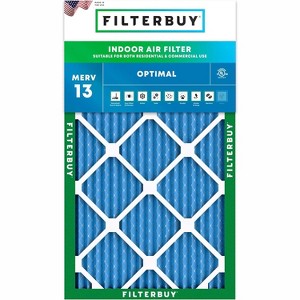 Filterbuy 12x26x1 Air Filter (1-Pack), Pleated MERV 13 Health Defense Replacement HVAC AC Furnace Filters (Actual Size: 11.50 x 25.50 x 0.75) - 1 of 4