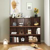 Grungis Decorative Bookshelf with 10 Shelves,Storage Shelves for Living Room,Bedroom - 2 of 4