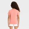 Toddler Girls' Je T'aime Mama Graphic T-Shirt - Cat & Jack™ Coral Orange - 3 of 4