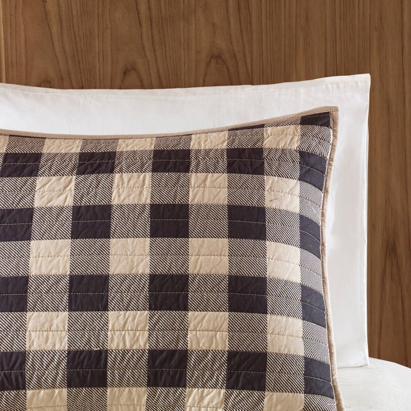 Woolrich 3pc Buffalo Check Oversized Quilt Mini Set, 4 of 8