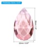 Unique Bargains Crystal Pendants Teardrop Beads for DIY Lamp Arts Crafts Decoration 6 Pcs - 2 of 4