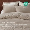 100% Washed Cotton Duvet Cover Minimalist Cotton Duvet Cover for All Seasons GentleSoft™ Plain Simple Bedding Set - 3 of 4
