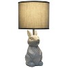 Simple Designs 16.33" Cute Wonders Whimsical Perched Bunny Rabbit Table Lamp - image 2 of 4