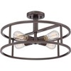 Quoizel Lighting New Harbor 4 - Light Semi-Flush Mount in  Western Bronze - 2 of 4