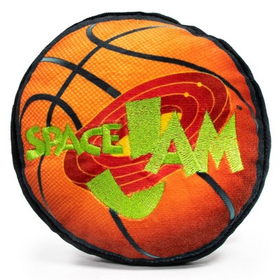 Buckle-Down Dog Toy Squeaker Plush - Looney Tunes Space Jam Basketball Logo