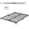 Metal Full Bed Frame - 6 Inch Full Size Low Platform Bed Frame, Heavy Duty Mattress Foundation, No Box Spring Needed, Easy Assembly, Strong Bearing - 3 of 4
