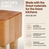 John Boos Medium Maple Wood End Grain Cutting Board for Kitchen - 3 of 4