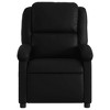 vidaXL Black Faux Leather Reclining Armchair - 3 of 4