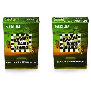 Arcane Tinmen 2 Packs Arcane Tinmen Non-Glare Board Game Sleeves 50 ct Medium Size Card Sleeves Individual Pack - 1 of 4