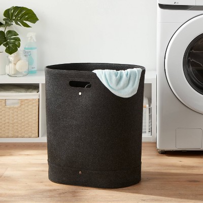 Felt Double Hamper Charcoal - Brightroom&#8482;