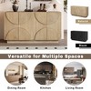 YOOCOZZ 4-Door Large Sideboard Cabinet with Semi-Circular Handles & Adjustable Shelves - 4 of 4