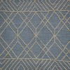 5x7 Geometric Hand Woven Indoor/Outdoor Rug Cloud Blue - National Tree Company - 3 of 3