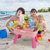 3 In 1 Kitchen Sink Toy with Electric Faucet Water Table, Fishing Game Role Play Sink Set Indoor Outdoor for Kids Aged 3+ Years Old - 3 of 4