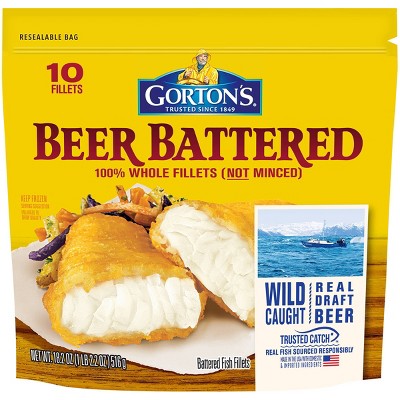 Gorton's Beer Battered Fish Fillets - Frozen - 18.2oz