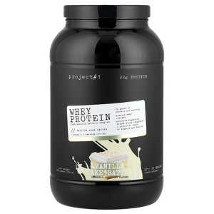 Project 1 Nutrition Whey Protein, High-Quality Protein Complex, Vanilla Cake Batter, 2 lbs (907 g) - 1 of 4