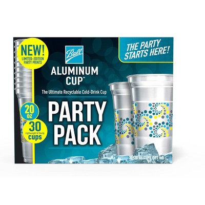 Ball 20 oz Aluminum Cup Recyclable Party Cups - Shop Drinkware at H-E-B