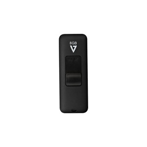 V7 8GB USB 2.0 Type A Flash Drive Black (VF28GAR-3N) - 1 of 3