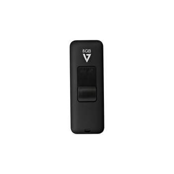 V7 8GB USB 2.0 Type A Flash Drive Black (VF28GAR-3N)