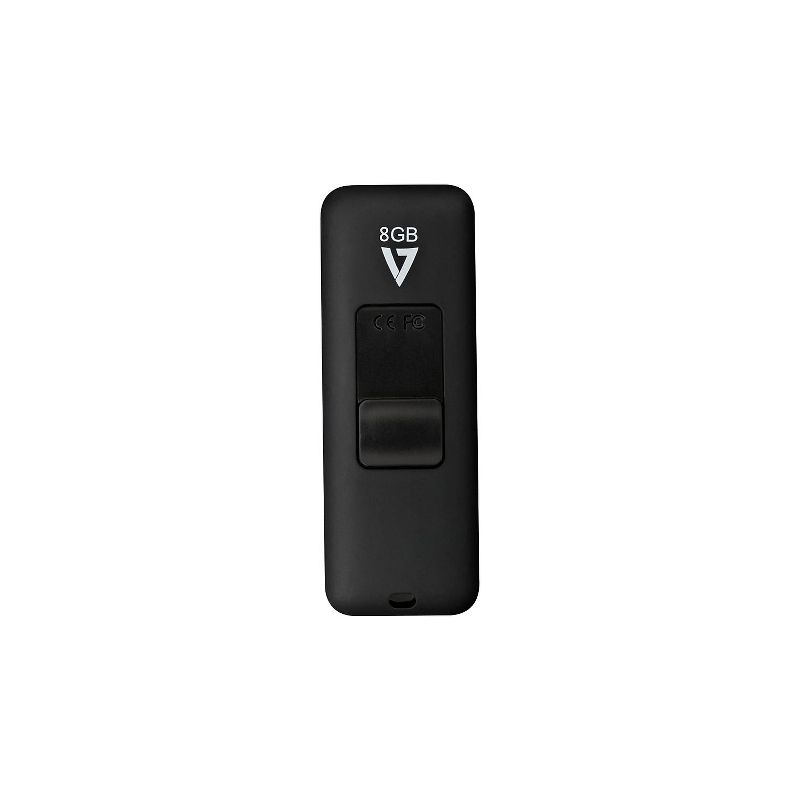 V7 8GB USB 2.0 Type A Flash Drive Black (VF28GAR-3N), 1 of 4