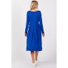 WEST K Women's Charlee Long Sleeve A-line Knit Dress with Pockets - 4 of 4