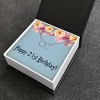 21st Birthday Greeting Card Silver Linked Circles Necklace Womens Ginger Lyne Collection - 2 of 4