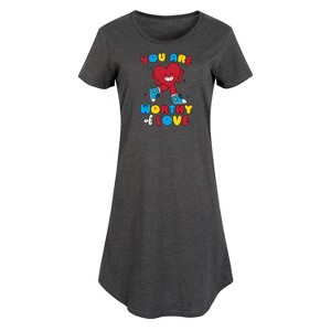 Women's - Instant Message - Inspiration Graphic T-shirt Dress - 1 of 4