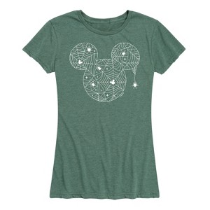 Women's - Disney - Mickey Spiderweb Logo Short Sleeve Graphic T-Shirt - 1 of 4