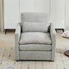 TiramisuBest 31.9" Modern Beige Cloud Armchair with Double Cushion, Oversized Comfy Sofa Chair for Living Room - 4 of 4