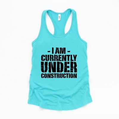 Simply Sage Market Women's Currently Under Construction Racerback Tank