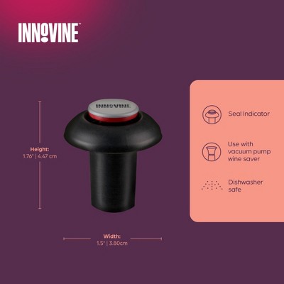 Innovine Vacuum Pump Wine Stoppers - Thumbnail 2