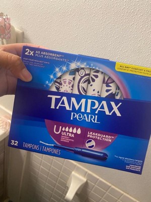 Tampax Pearl Regular Absorbency Tampons : Target