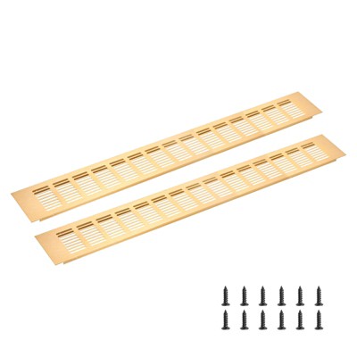 Unique Bargains Rectangle Ventilation Grille, Aluminum
