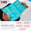White Cardstock Printer Paper By Hamilco (50-Pack)- 8.5 x 11” Thick Card Stock For Card Making- 80lb Heavyweight Stationery Card Stock Paper Cover - 3 of 4
