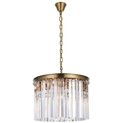 Elegant Lighting Sydney 6 - Light Chandelier in  Satin Gold