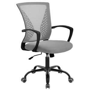 BestMassage Office Chair Mesh Desk Chair Computer Chair with Rolling Swivel and Lumbar Support Height Adjustable Task Chair for Home Office - 1 of 4