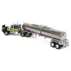 First Gear DCP 1/64 Dark Green/Olive White Western Star 4900 36in Sleeper with Brenner Chemical Tanker 60-1640 - 4 of 4