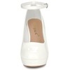 Allegra K Women's Platform Ankle Strap Chunky Heel Mary Janes Pumps - 2 of 4