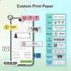 FLEXYVA P21 Label Maker Tape, 14x40mm (0.55"x1.57") Self-Adhesive Label for P21 Label Maker for Home/Office/School, 180 Labels/Roll, Tranparent - 3 of 4