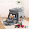 Kids Couch 13PCS Play couch,modular kids play couch for playroom, Playhouse Play Set for Toddlers Babies, Foam Modular Sectional Sofa - 4 of 4
