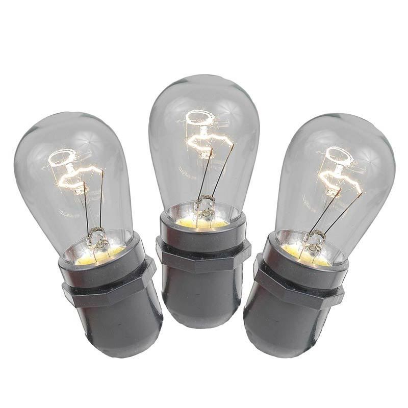Novelty Lights Edison Outdoor String Lights with 50 In-Line Sockets Black Wire 100 Feet, 2 of 8