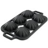 Gibson 6 Cups Fluted Mold Pre-seasoned Cast Iron Pan in Black - 4 of 4