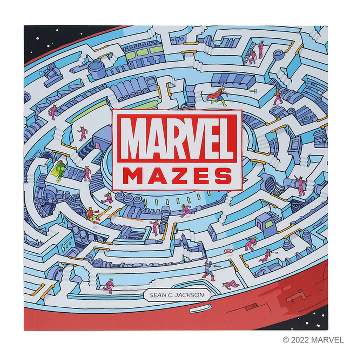 Marvel Mazes - by  Sean C Jackson (Hardcover)