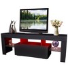 Modern LED TV Stand With 16 Color LED Lights Storage Drawers TV Console Furniture For Bedroom Living Room - 2 of 4
