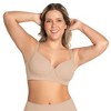 LeSensuel Full Coverage Underwire Bra T-Shirt Womens Bras - Beige - 3 of 4