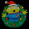 Men's Toy Story Alien Greetings Wreath T-Shirt - 2 of 4