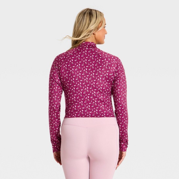 Chaqueta de Cierre Completo de Tejido Fruncido para Mujer - All In Motion™ 5