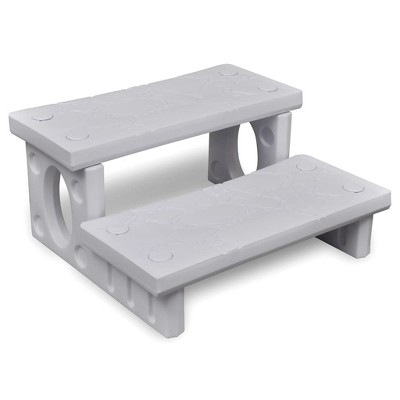 vidaXL White Spa Steps